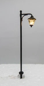 5 LED Lampen Laternen Metall H0 für Modellbau mit Widerständen für 12 Volt - Bild 1 von 4