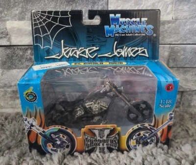 Muscle Machines West Coast Choppers Jesse James El Diablo-Rígido JJ03-18-15 1:18 Foto 1 de 4