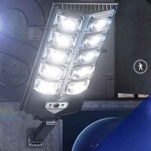 Lampara 990000000LM 3200W Foco Solar De Calle Alumbrada Para Exterior Con Sensor - Picture 1 of 10