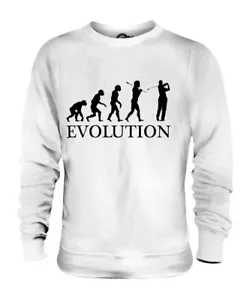 GOLFER EVOLUTION OF MAN UNISEX SWEATER MENS WOMENS LADIES GIFT GOLF CLOTHING - Picture 1 of 16