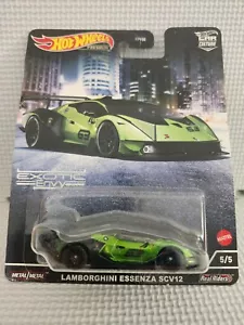 HotWheels Premium Car Culture Exotic Envy Lamborghini Essenza SCV12 - Picture 1 of 2