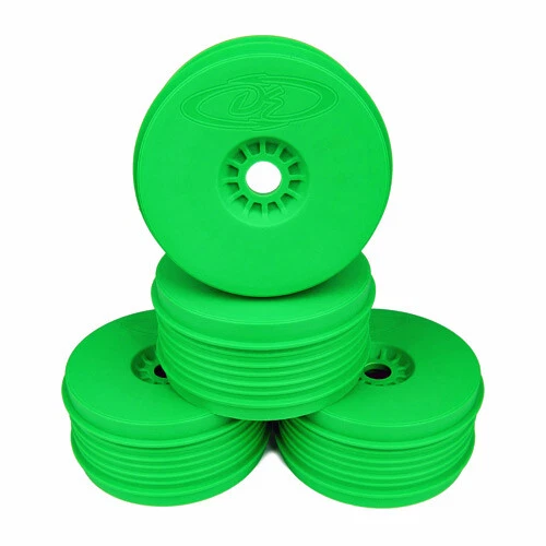 DE Racing SpeedLine Plus Wheels for 1/8 Buggy Green DER-PSB-8G - Image 1 of 1