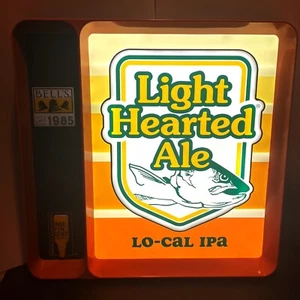 TOTALMENTE NUEVO Bells 1985 Marca Cerveza ""Light Hearted ALE"" IPA LED Barra ManCave Letrero 🙂 - Imagen 1 de 12