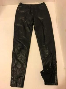 PANTALONE DONNA HARLEY DAVIDSON MOTO PELLE TAGLIA 8 DONNA USATO - Foto 1 di 1