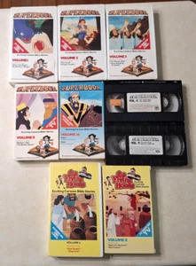 Vintage Superbook The Flying House Bible VHS Lot 1980s Cartoon Bible Stories - Picture 1 of 14