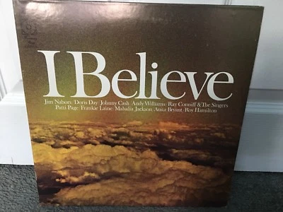 I Believe Vinyl LP Record Gospel Jim Nabors Doris Day Johnny Cash Tested  - Image 1 of 2