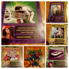 2003 Marvel Genio cards X5 56 85 60 62 63 collectable trading rare genio power
