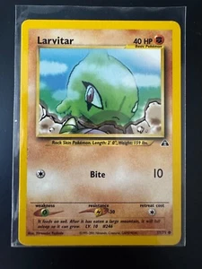 LARVITAR 57/75 Pokemon Neo Discovery Unlimited NM - Picture 1 of 1