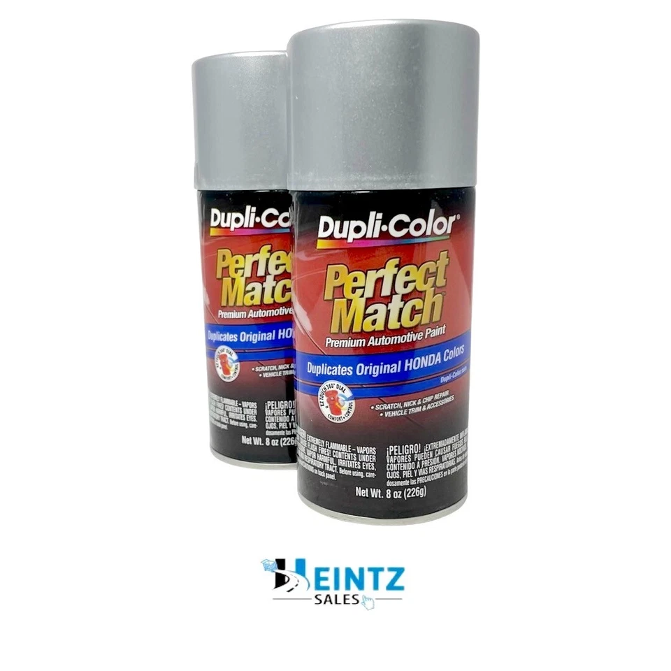 Duplicolor BHA0971 Perfect Match Honda Satin Silver Metallic NH623M 8oz (2 PACK) Foto 1 de 1