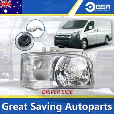 Right Driver Head Light For Toyota Hiace TRH KDH Van Bus 2005-2010 Front Lamp RH - image 1 of 4