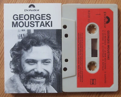 GEORGES MOUSTAKI (POLYDOR 6018) 1969 FRANCE CASSETTE TAPE CHANSON POP WORLD - Image 1 of 3