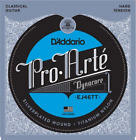 D'Addario ProArte Dynacore Classical Guitar Strings, Titanium Trebles, Hard Tens