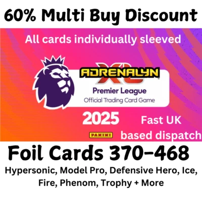 Panini Adrenalyn XL Premier League 2025 2024-2025 24/25 FOIL CARDS #370 - #468 - Image 1 of 2