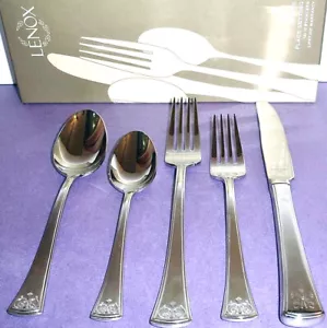 Lenox Autumn Legacy 5 Piece Place Setting 18/10 Stainless Flatware New - Picture 1 of 2