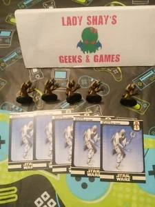 Star Wars Miniatures UNIVERSE 5 Abyssin Black Sun Thugs 12/60 - Picture 1 of 2