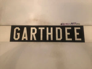 KELBUS Aberdeen 1960 A3 Linen Bus Destination Blind 30”-Garthdee - Imagen 1 de 12