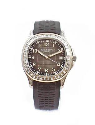 Patek Philippe Aquanaut 5167/300G-010 18K White Gold Diamond Bezel Men's Watch - Image 1 of 4
