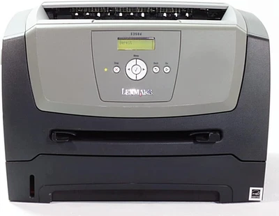 LEXMARK E352DN A4 USB DUPLEX NETWORK MONO LASER PRINTER 33PPM ECO-MODE/ NO TONER - Image 1 of 4
