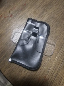 Carson Clip & Flip Magnifying Glasses OD-10 1.5X Magnification +2.25 Flip Up - Picture 1 of 4