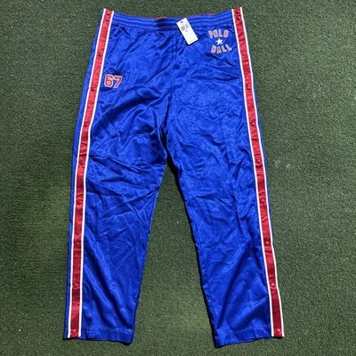 Polo Ralph Lauren Polo Ball Satin Tearaway Pants Blue Red Men’s Sz XXL   - Image 1 of 4