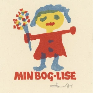 Exlibris Min Bog Lise signiert Zbigniew Dolatowski polnisch Farbholzschnitt 1971 - Picture 1 of 4