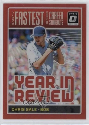 Panini Donruss Optic 2018 revisión del año rojo Prizm/99 Chris venta #YR11 Foto 1 de 2