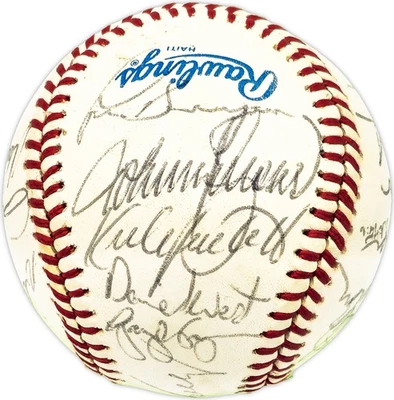 1984 Twins Team Signed Signed AL Baseball 22 Sigs Kirby Puckett Beckett #AD78203 - Image 1 of 4