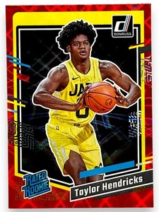 Donruss #208 Taylor Hendricks 2023-24 clasificación roja novato Utah Jazz - Imagen 1 de 2