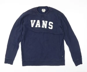 Vans Men's Blue Large Pullover Crew Neck Jumper - Picture 1 of 12