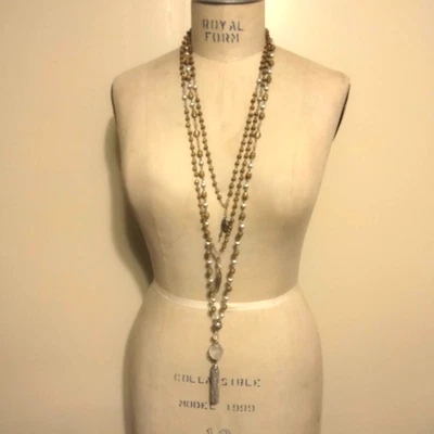 Ожерелья с многослойными подвесками из серебра и дерева Iris Apfel & Bajalia 3 - Изображение 1 из 4