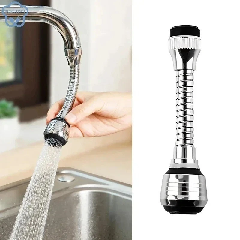 Kitchen Sink Faucet Extension Nozzle Sprayer Extender Head 360° Rotatable - Image 1 of 4