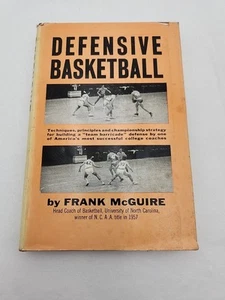 Defensive Basketball Frank McGuire 1959 1st Edition Hardcover Dust Jacket VTG - Picture 1 of 13