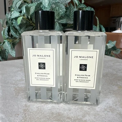 Jo Malone English Pear & Freesia Body and Hand Wash Two Items 3.4oz/ 100ml Each - Image 1 of 3