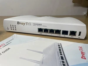 Draytek Vigor 2820 Dual WAN (ADSL2+ & Ethernet) Security Firewall + PSU - Picture 1 of 2