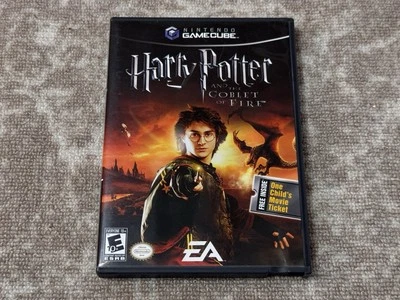 Harry Potter and the Goblet of Fire Nintendo GameCube MOVIE TICKET CIB Complete! - Image 1 of 4