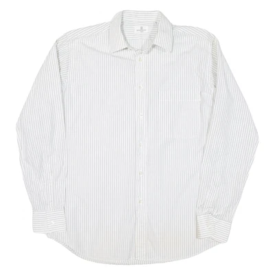 GIVENCHY Mens Shirt White Striped Long Sleeve L - Image 1 of 4