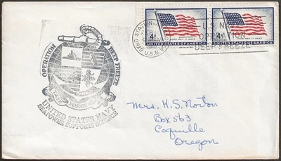1960 Antarctica USN Operation Deep Freeze Byrd Station Antarctica US SC #1094 - Image 1 of 2
