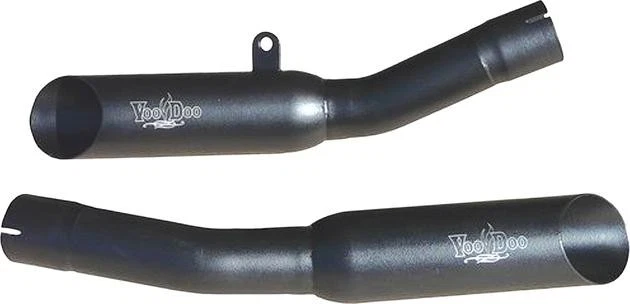 Silenciadores dobles VooDoo Shorty negros #VEZX14K8B para Kawasaki Ninja ZX-14 2008-2011 Foto 1 de 1