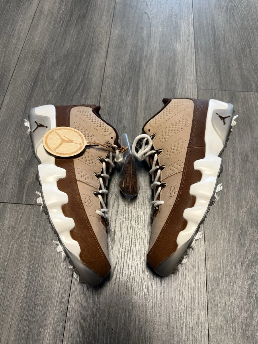 Happy Life Wood x Air Jordan 9 Golf Low Woodgrain for Sale