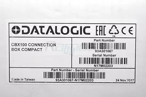 CBX 100 DATALOGIC Box Connection Barcode Scanner New Stock IN Italy - Picture 1 of 12