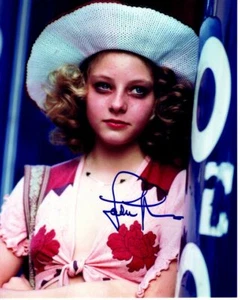 JODIE FOSTER Signed Autographed 8x10 TAXI DRIVER IRIS Photo w/ Hologram COA - Picture 1 of 2