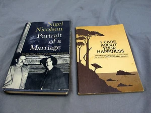 I care about your Happiness & Portrait of a Marriage Books Hard cover Soft Cover - Picture 1 of 5