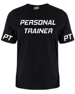 Personal Trainer T Shirt Gym Training Workout fitness workout - Picture 1 of 4