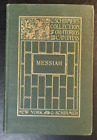 The Messiah Sheet Music Edition 1912 livre antique cantate de Hc par G.F. Handel (G)