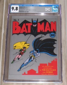 Batman #1 Reimpresión de lámina de plata pura | DC 2018 | CGC 9,8 Nueva Zelanda - Imagen 1 de 4