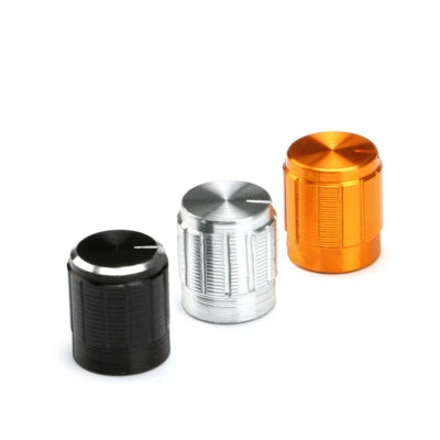 Aluminium Poti Drehknöpfe Potentiometer 6mm Knopf Regler Kappe Drehknopf Poti - Bild 1 von 4