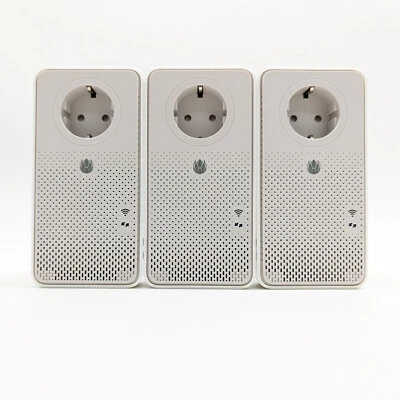 Powerline Starter 3er Set✅KIT PLC 1.000 MBit/s LAN ✅1.200 MBit/s D-LAN WIFI WLAN - Bild 1 von 4