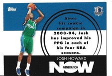2007-08 Topps Generation Now Josh Howard