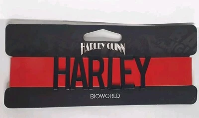 Suicide Squad Harley Quinn Red Band Choker Bioworld cosplay New DC  - Image 1 of 4