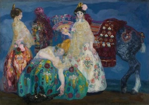 Hermen Anglada Camarasa: Girls of Burriana: 1910: Estampado artístico de calidad de archivo - Imagen 1 de 2